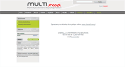 Desktop Screenshot of multi.shop.pl