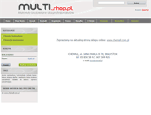 Tablet Screenshot of multi.shop.pl