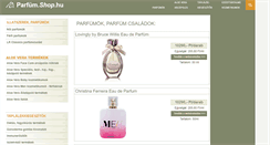 Desktop Screenshot of parfum.shop.hu