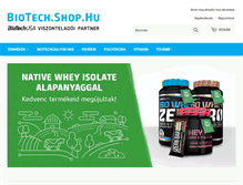Tablet Screenshot of biotech.shop.hu