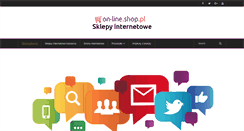Desktop Screenshot of on-line.shop.pl