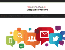 Tablet Screenshot of on-line.shop.pl