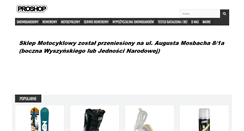 Desktop Screenshot of pro.shop.pl