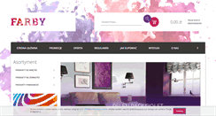 Desktop Screenshot of farby.shop.pl